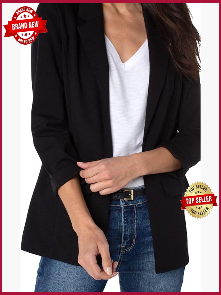 Boyfriend Blazer With Princess Darts - Blazers & Suit Jackets Size M